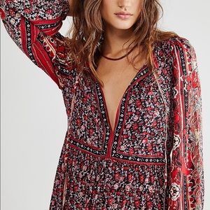 Free People Happy Feelings Midi Dress NWT